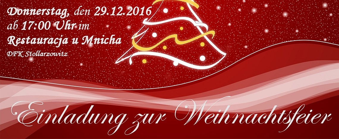 Weihnachtsfeier in Stollarzowitz - Spotkanie świąteczne Mniejszości Niemieckiej