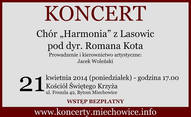 Koncerty w starych kościołach Miechowic - nowy sezon