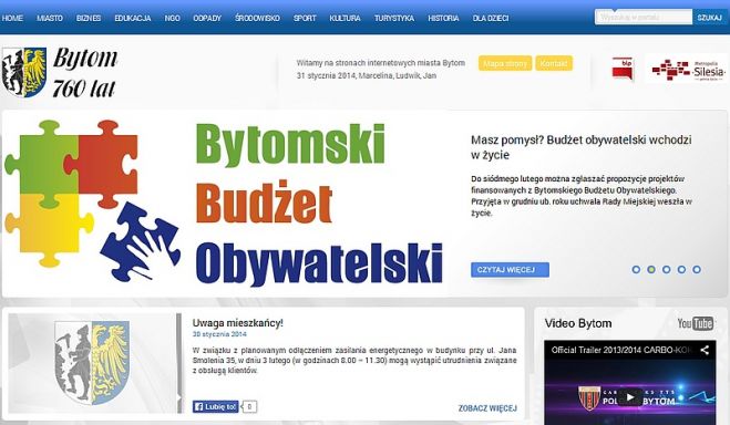 Nowa odsłona www.bytom.pl
