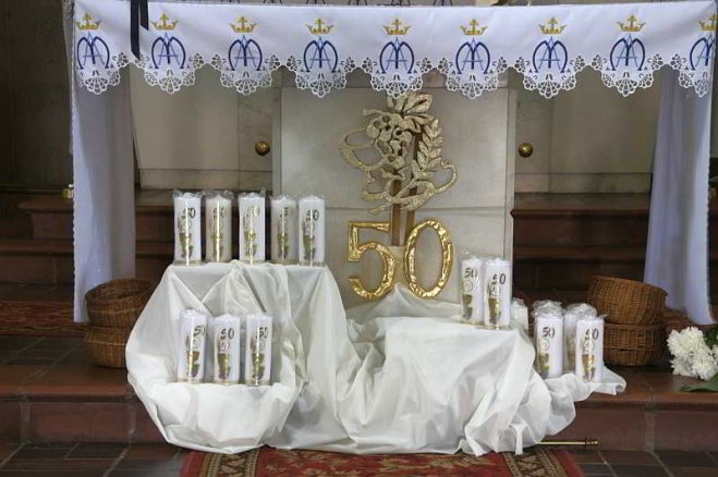 50 - ta rocznica I Komunii Świętej
