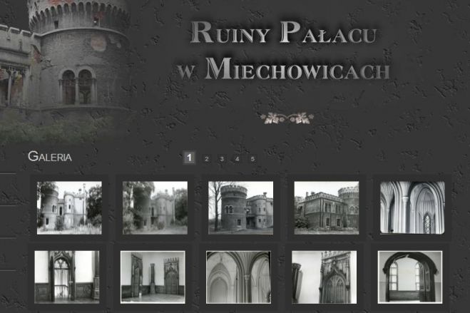 Zdjęcia miechowickiego pałacu już w sieci
