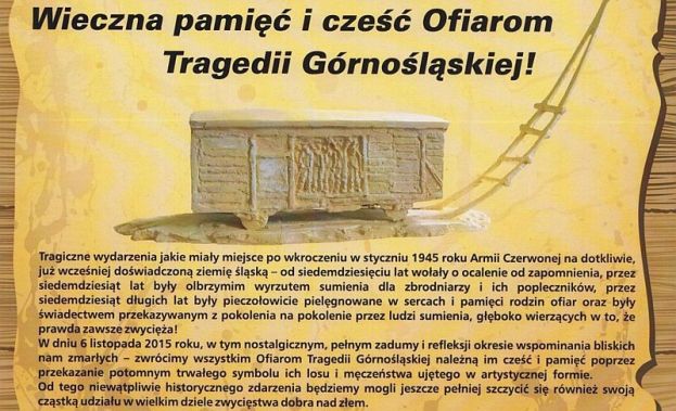 Odsłonięcie pomnika Ofiar Tragedii Górnośląskiej