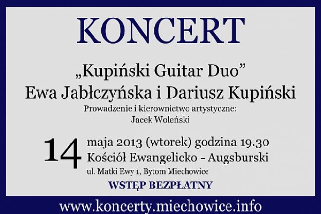 II Koncert w Miechowicach - Zapowiedź